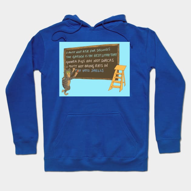 Cat Pays Homage to Bart Simpson Hoodie by MrTiggersShop